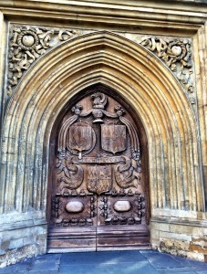door of bath abbey
