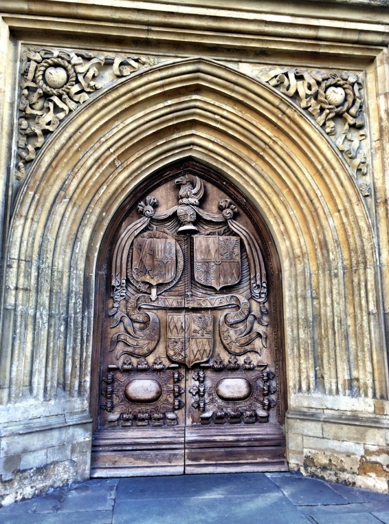 Door of Bath Abbey