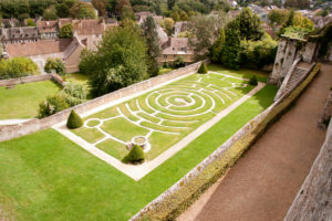 Labyrinth garden Chartres Cathedral