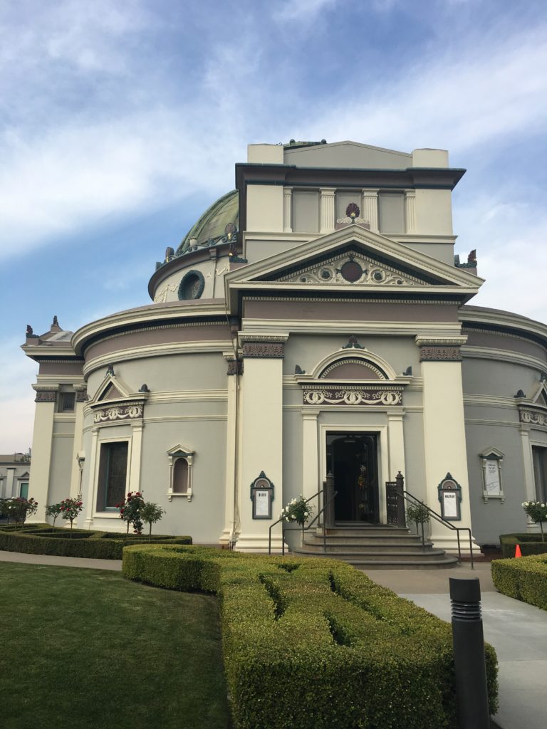 Unusual Places San Francisco Columbarium by thriller author J.F.Penn